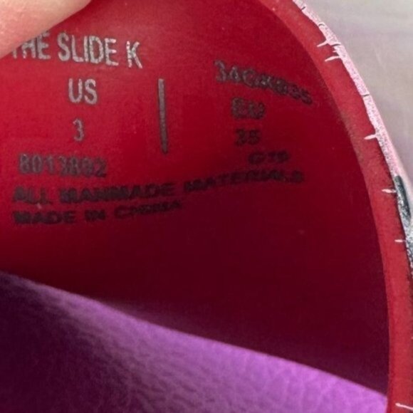 Goats The Slide K Sandals in Purple Floral - Picture 2 of 3